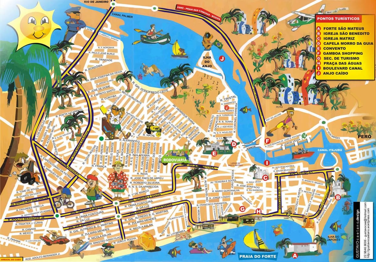 kaart Rio de Janeiro cruise port
