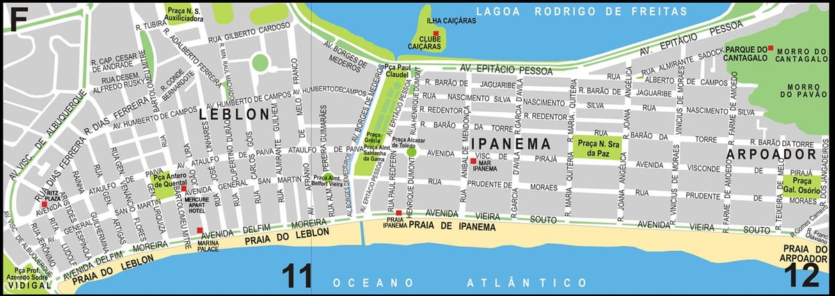 kaart gay-Rio de Janeiro