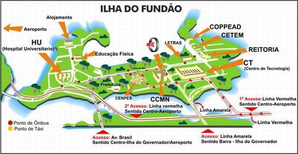 Rio de Janeiro kooli kaardil