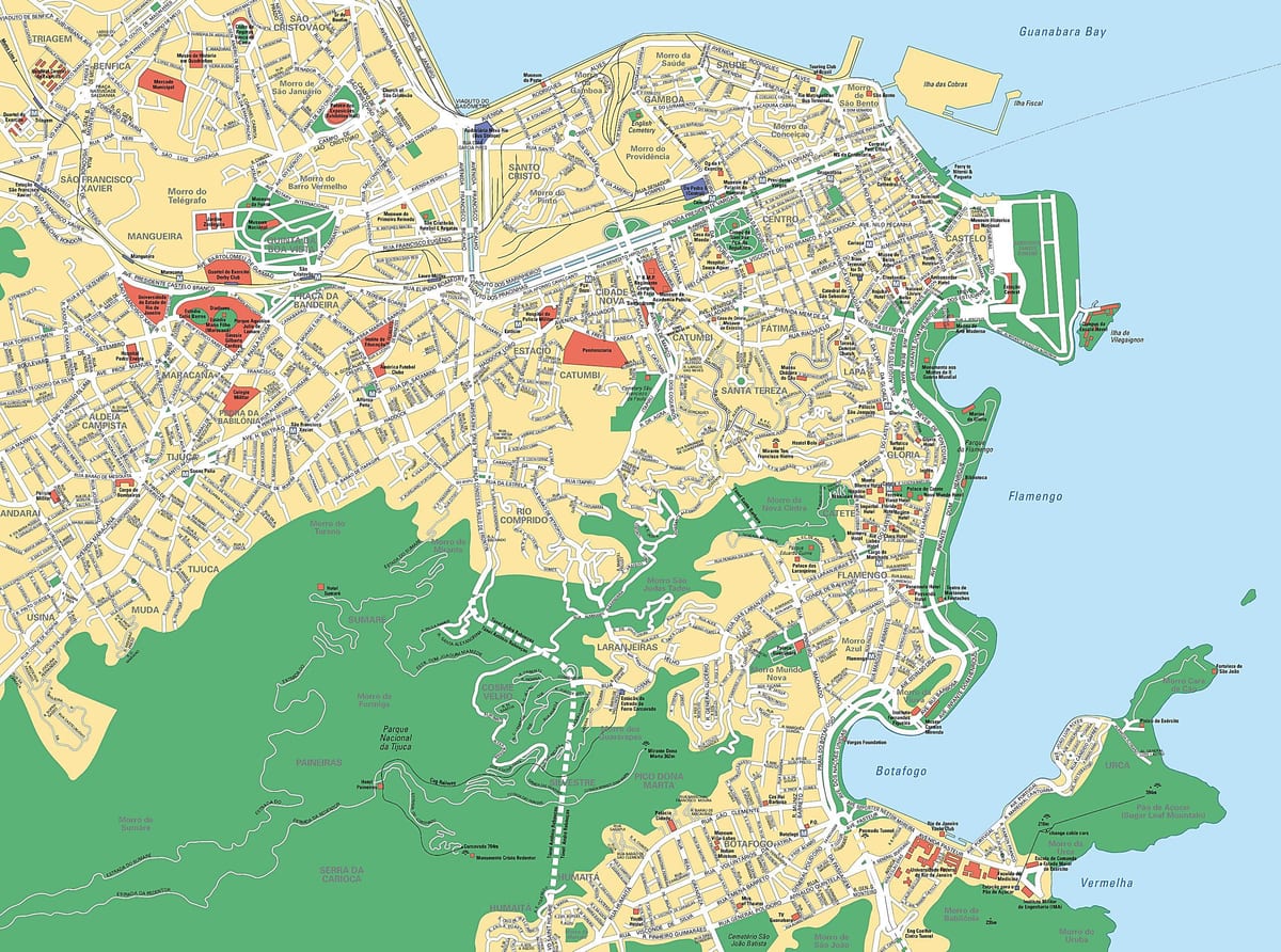 Rio de Janeiro street map